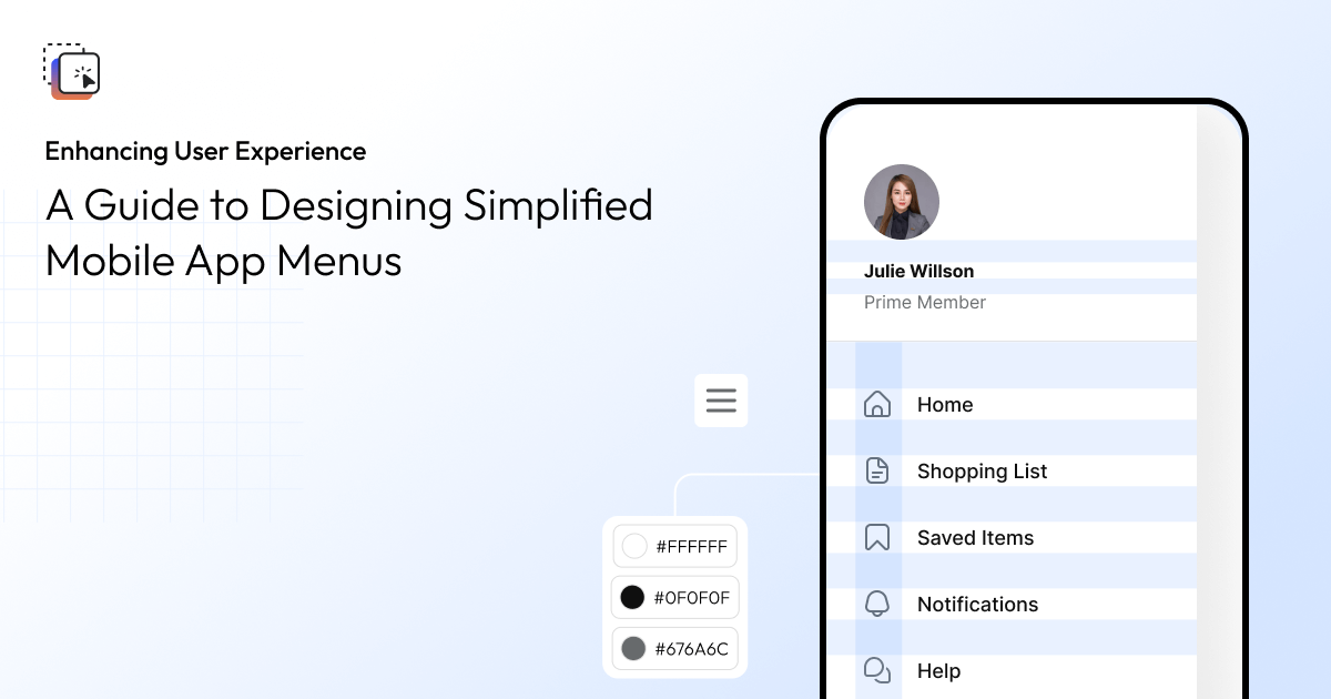 Improve SEO with Simplified Mobile App Menus: UX Design Guide image.